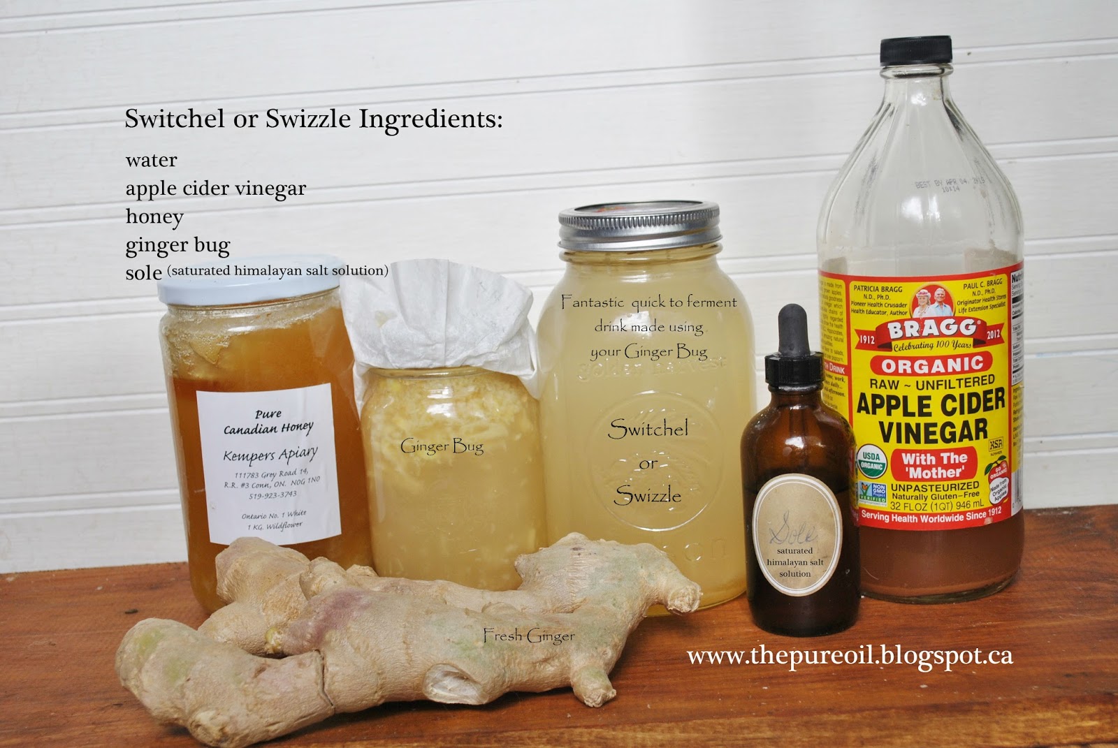 ThePureOil Using your Ginger Bug to make Switchel