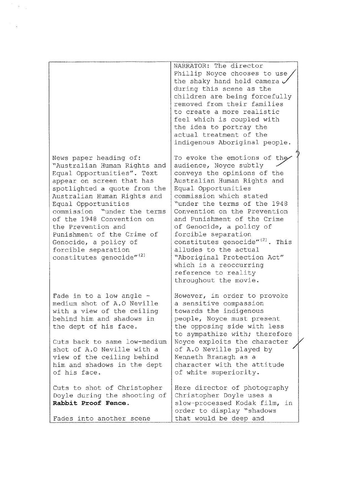 film documentary script ib film blog documentary scripts
