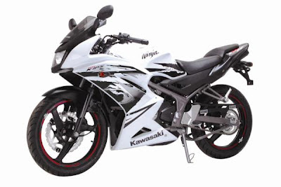 Striping Baru Kawasaki Ninja 150RR 2013 Ninja baru warna Putih