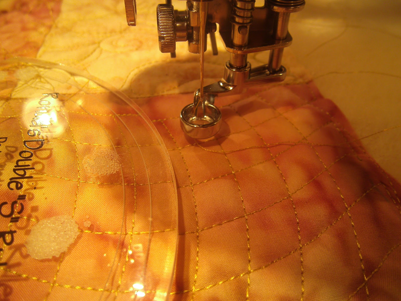 Amy's Free Motion Quilting Adventures Quilting with Rulers on a