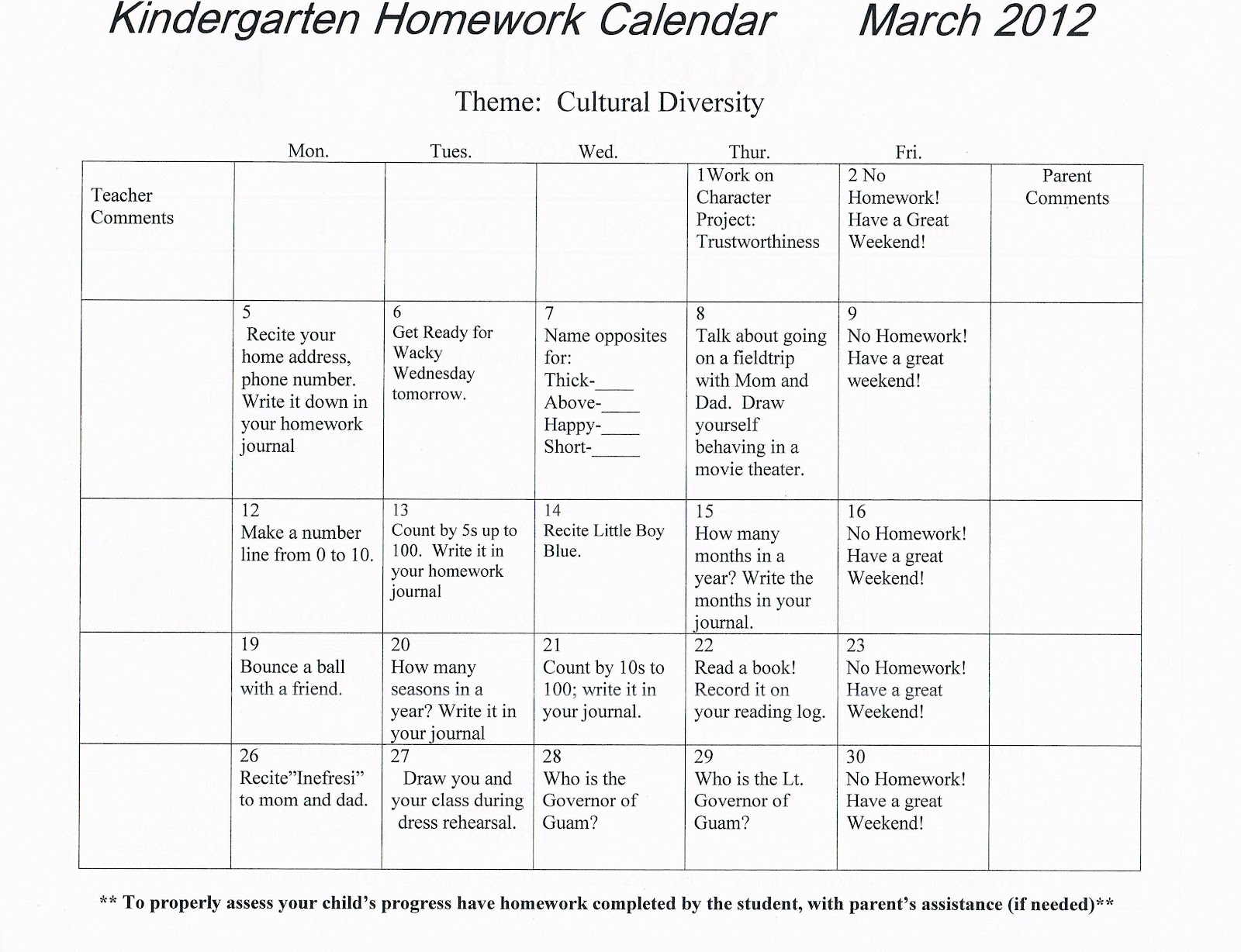 Who made homework picture