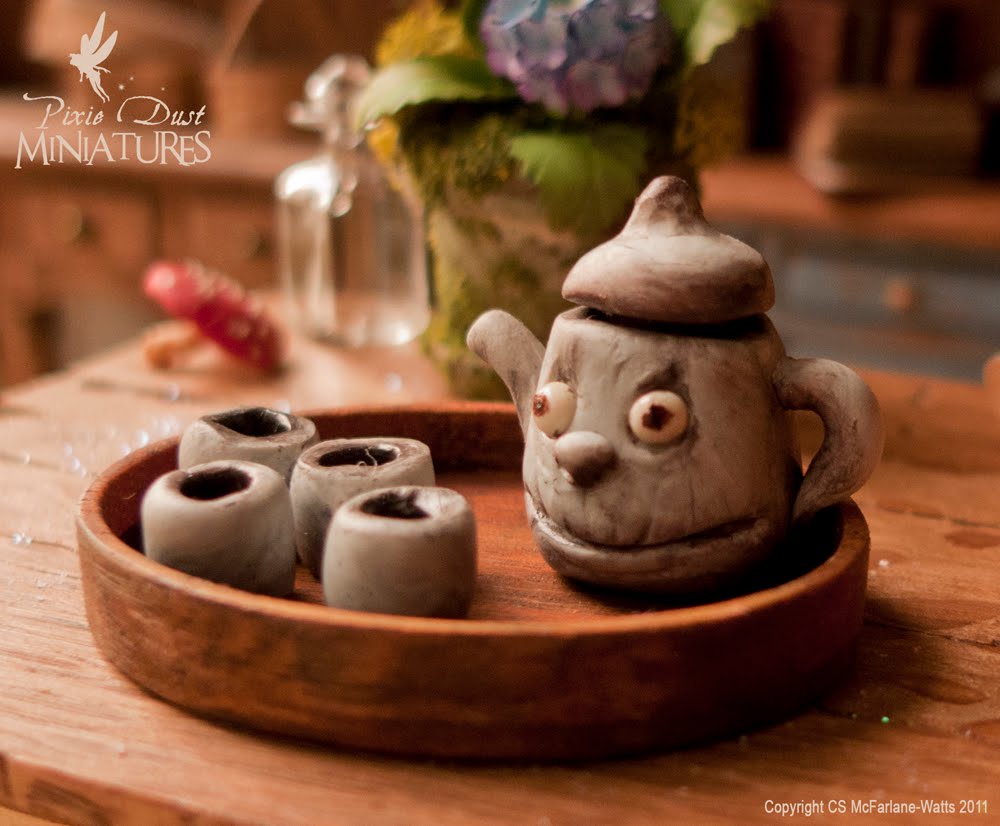 Pixie Dust Miniatures Enchanted Witch's Tea Set