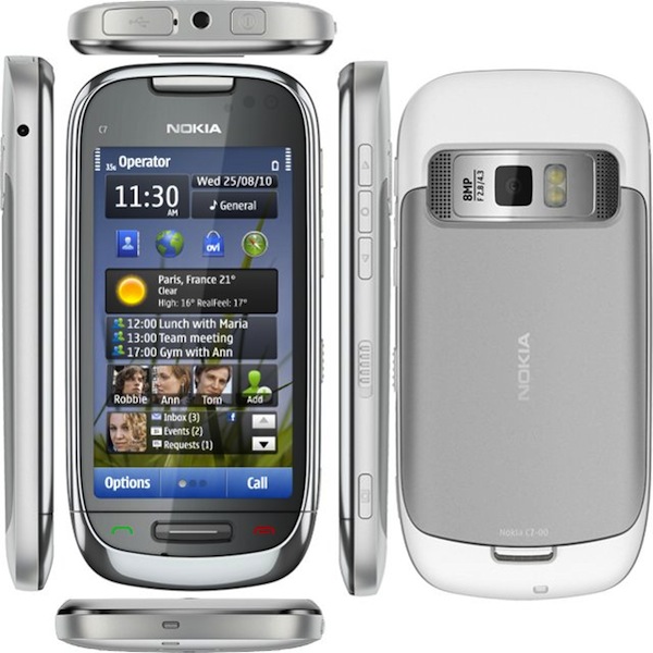 Nokia C7, los detalles
