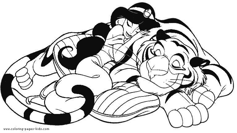 Disney Princess And Animals Coloring Pages
