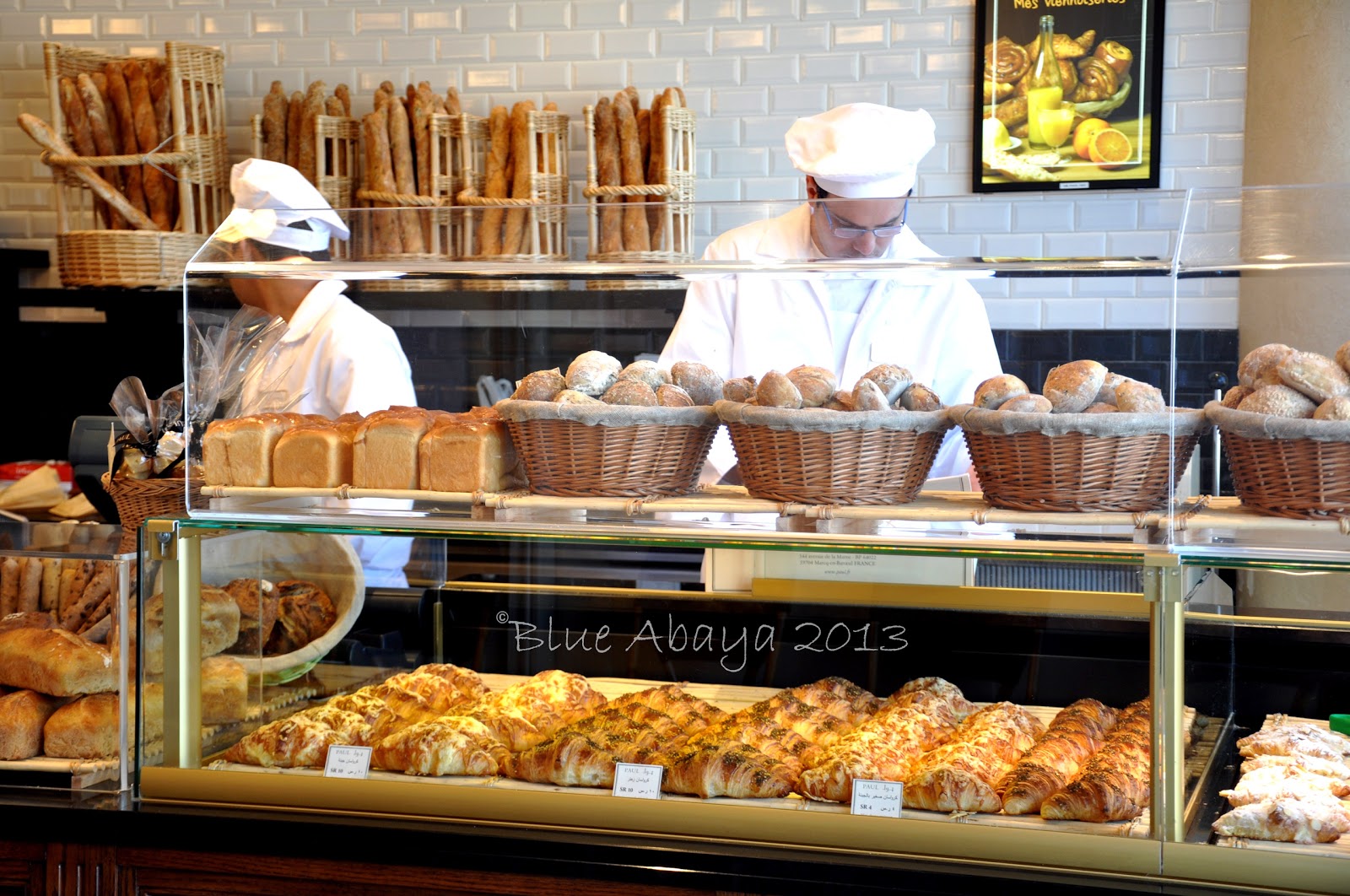 Blue Abaya Breakfast In Riyadh PAUL's Restaurant And Bakery