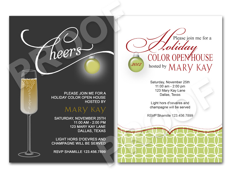 Paper Perfection: Christmas Open House Invitation