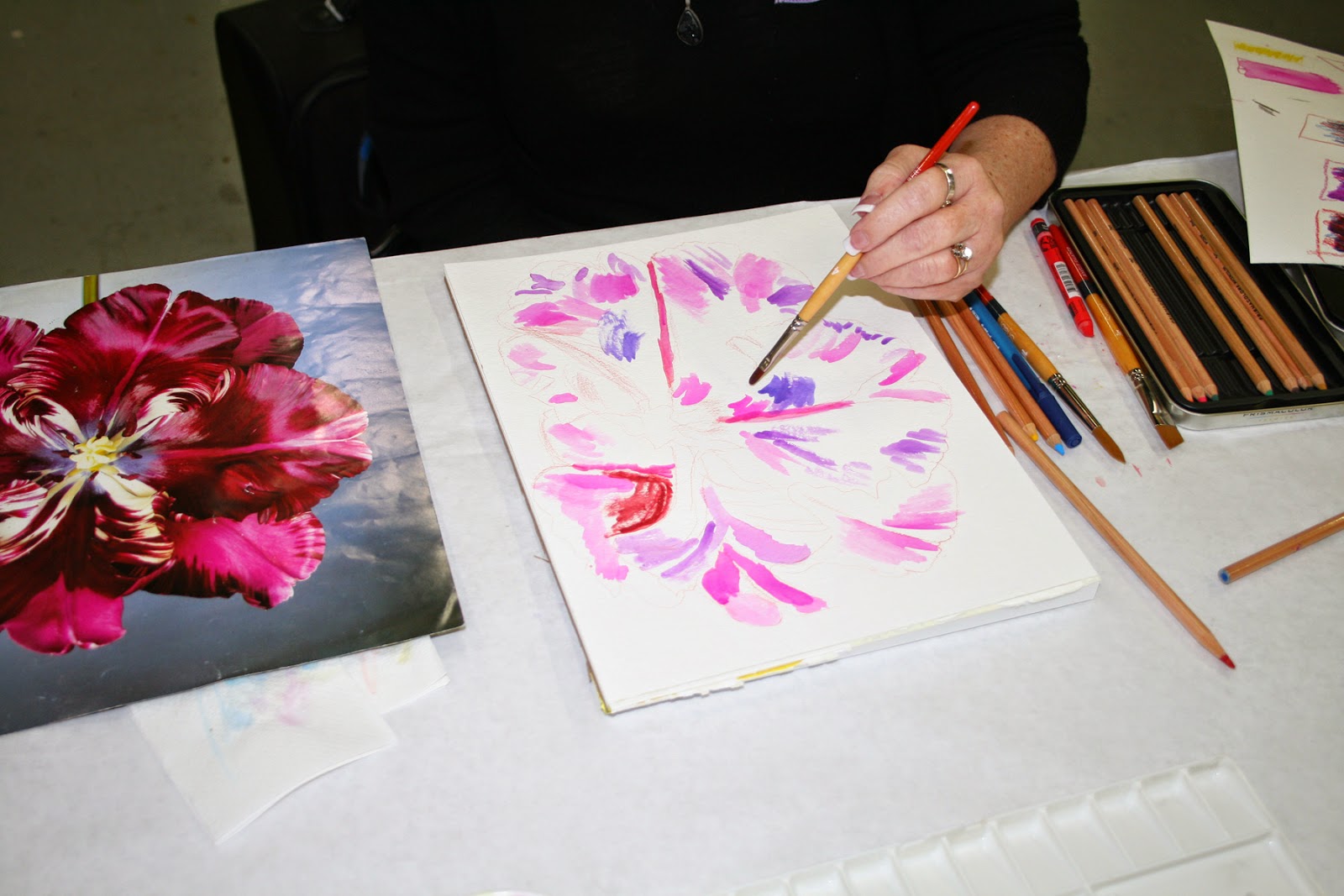 begin being Watercolor Pencil Tips and Techniques