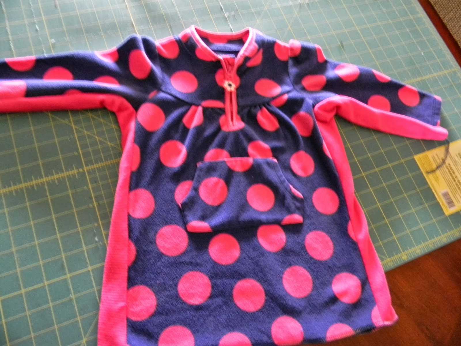 SewHungryForMore Project Zero Sew Along & Tutorial of Pullover polar fleece jacket