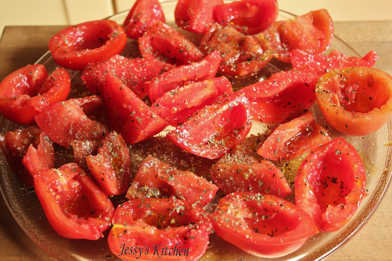 Jessy's Kitchen Tomates séchées au microonde