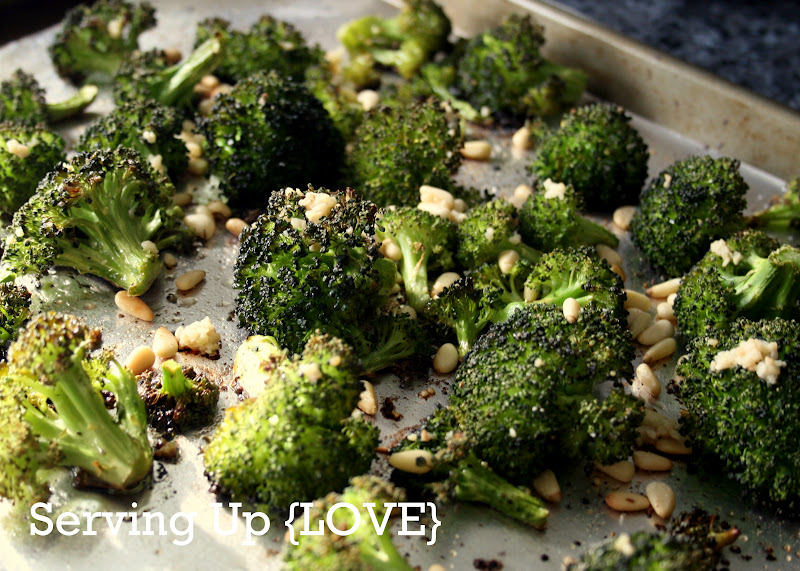 Katherine's Kitchen Serving Up {Vegetable} Roasted Broccoli