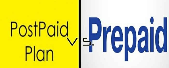 prepaid and postpaid