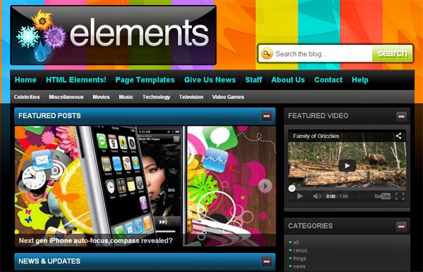 Latest Blogger template 2013, Blogger templates flat design model, Blogger templates magazine theme, New blogger template 2013