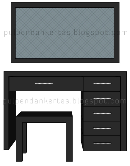Desain Meja Dengan Sketchup | desain meja rias 3d dengan google sketchup pulpen dan kertas Desain Meja Dengan Sketchup | desain meja rias 3d dengan google sketchup pulpen dan kertas