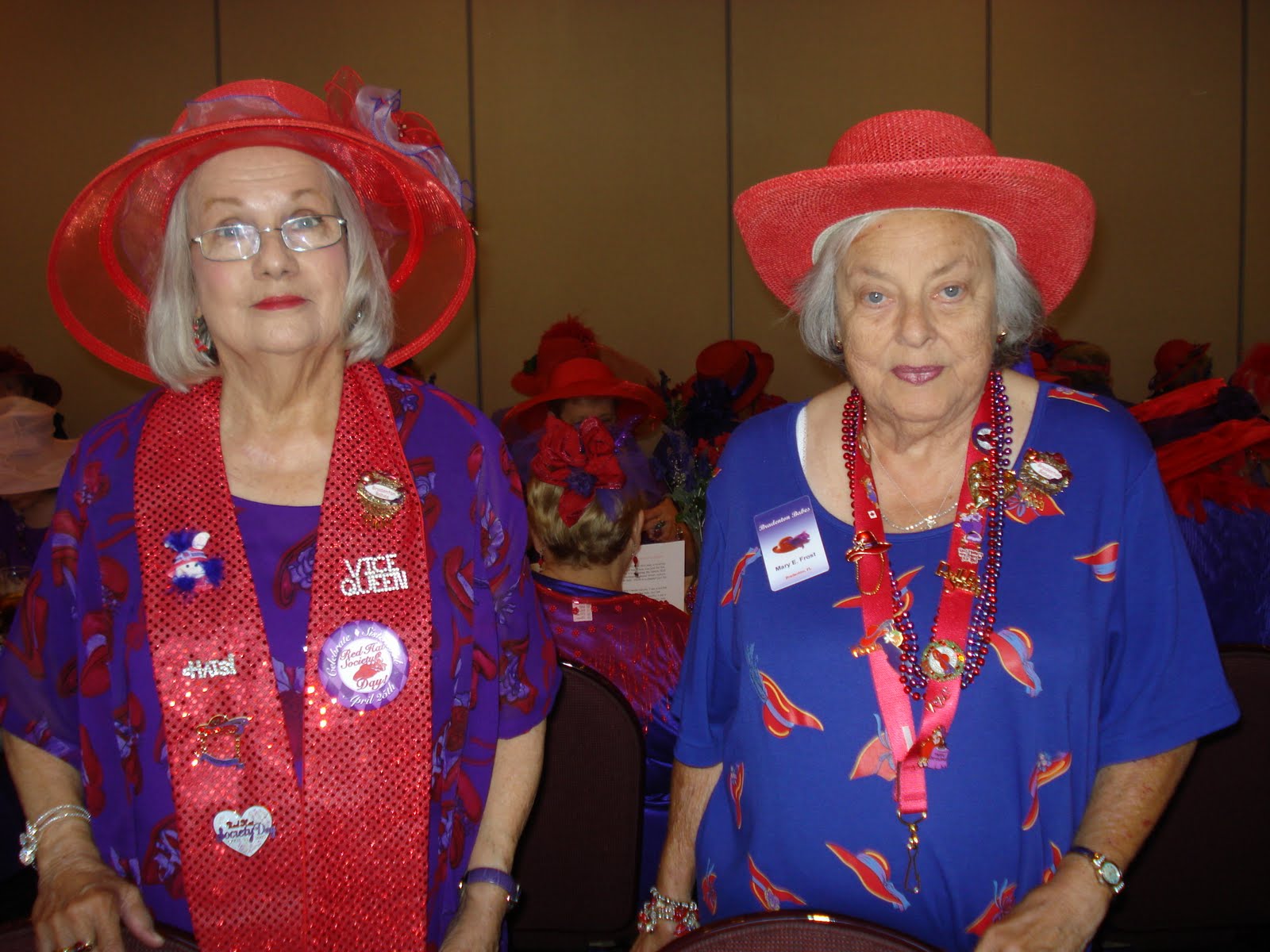 red hat society dress code