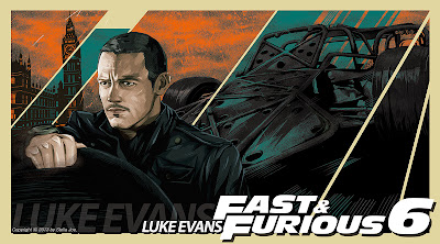 Luke Evans as shaw in fast & furious 6
