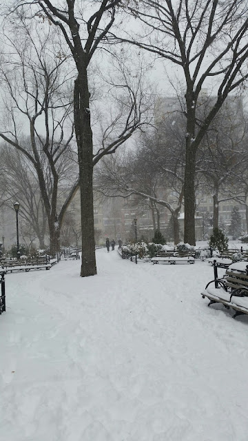 snow blizzard Union Square Park randommusings.filminspector.com