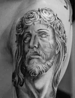Coroa de espinhos Tatuagens de Jesus