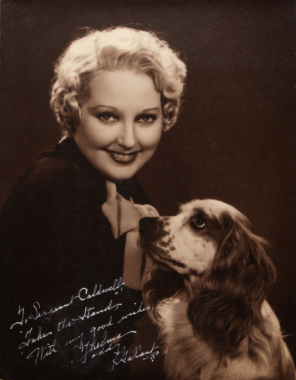 Thelma Todd: TAKE THE STAND With Gallant