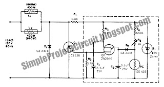 Simple Project Circuit: Low Cost Precision Light Control / Dimmer Circuit