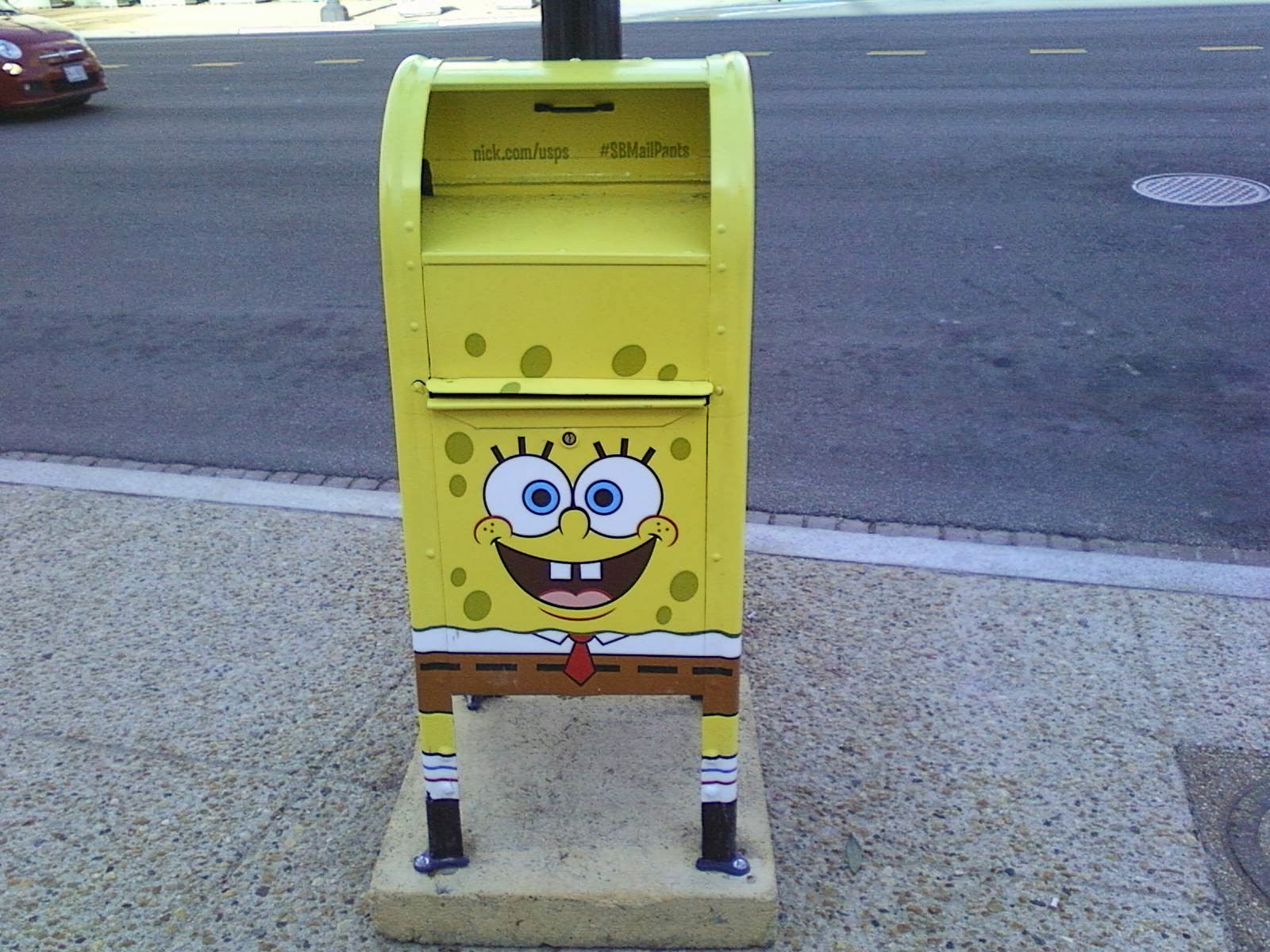 CartoonPhilately SpongeBob SquarePants mailbox in DC