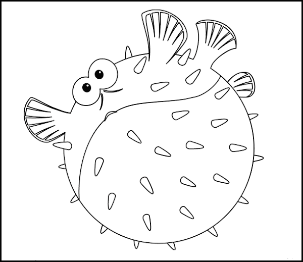 Finding Nemo Characters Coloring Pages