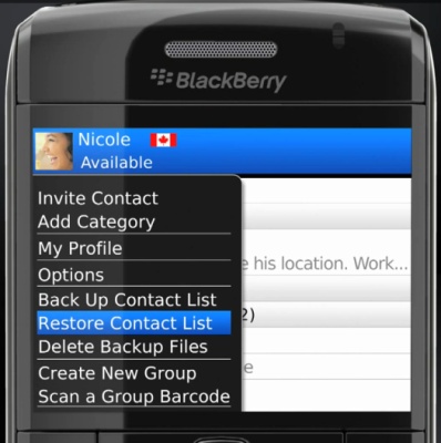 Blackberry Pings