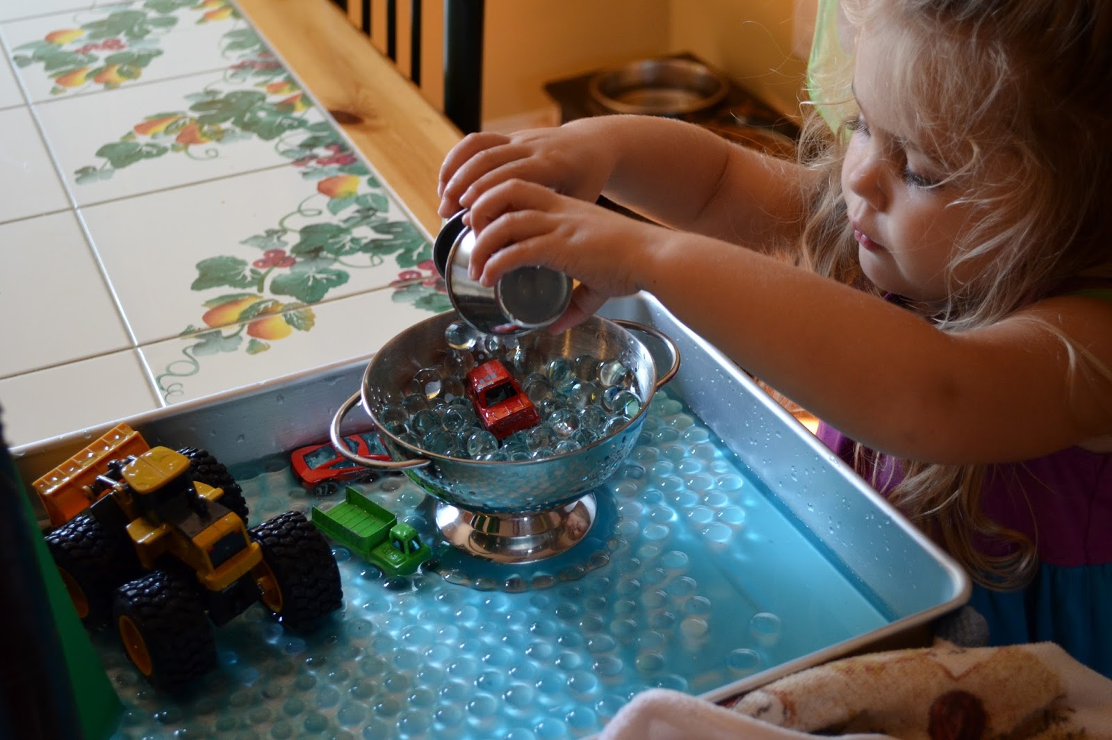 Unschool the Teacher Transportation Sensory Bin