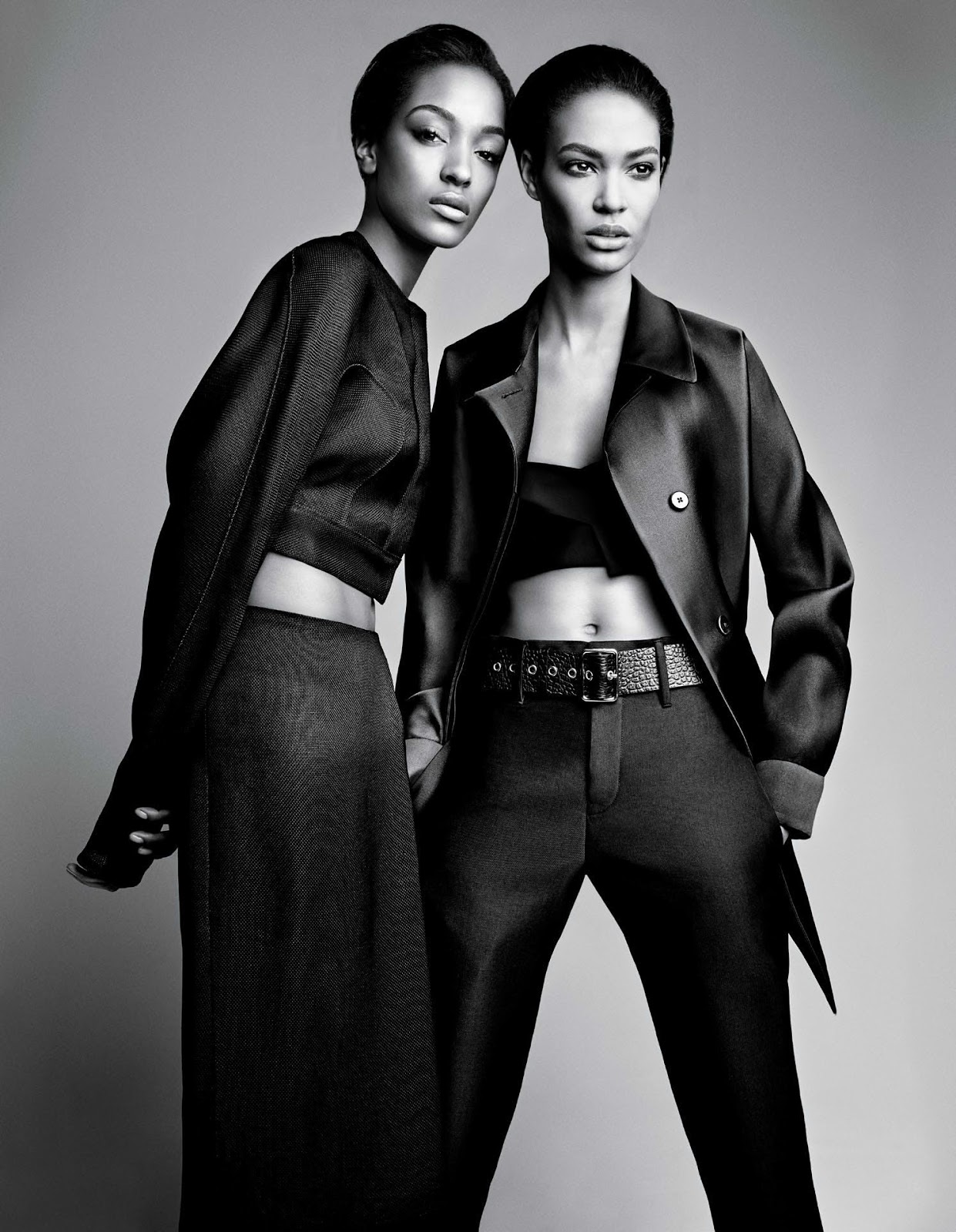 spare me: jourdan dunn and joan smalls by patrick demarchelier for w