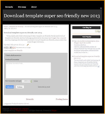 Download template seo friendly new  2013