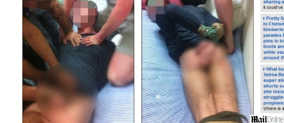 Após torturar e humilhar recruta, colegas postam as fotos do abuso no Facebook