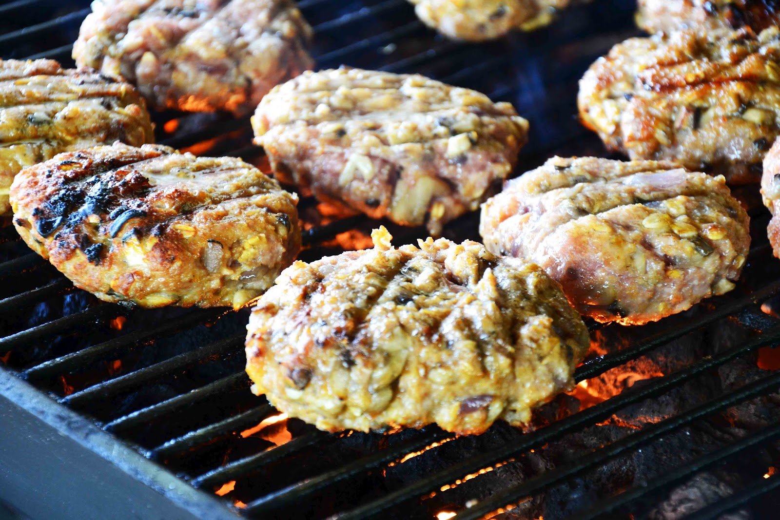 The eccentric Cook TurkeyMushroom Burger with Homemade Whole Wheat