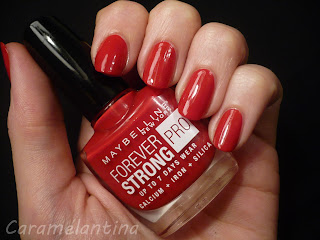 Maybelline Forever Red Maybelline Forever Red swatch review