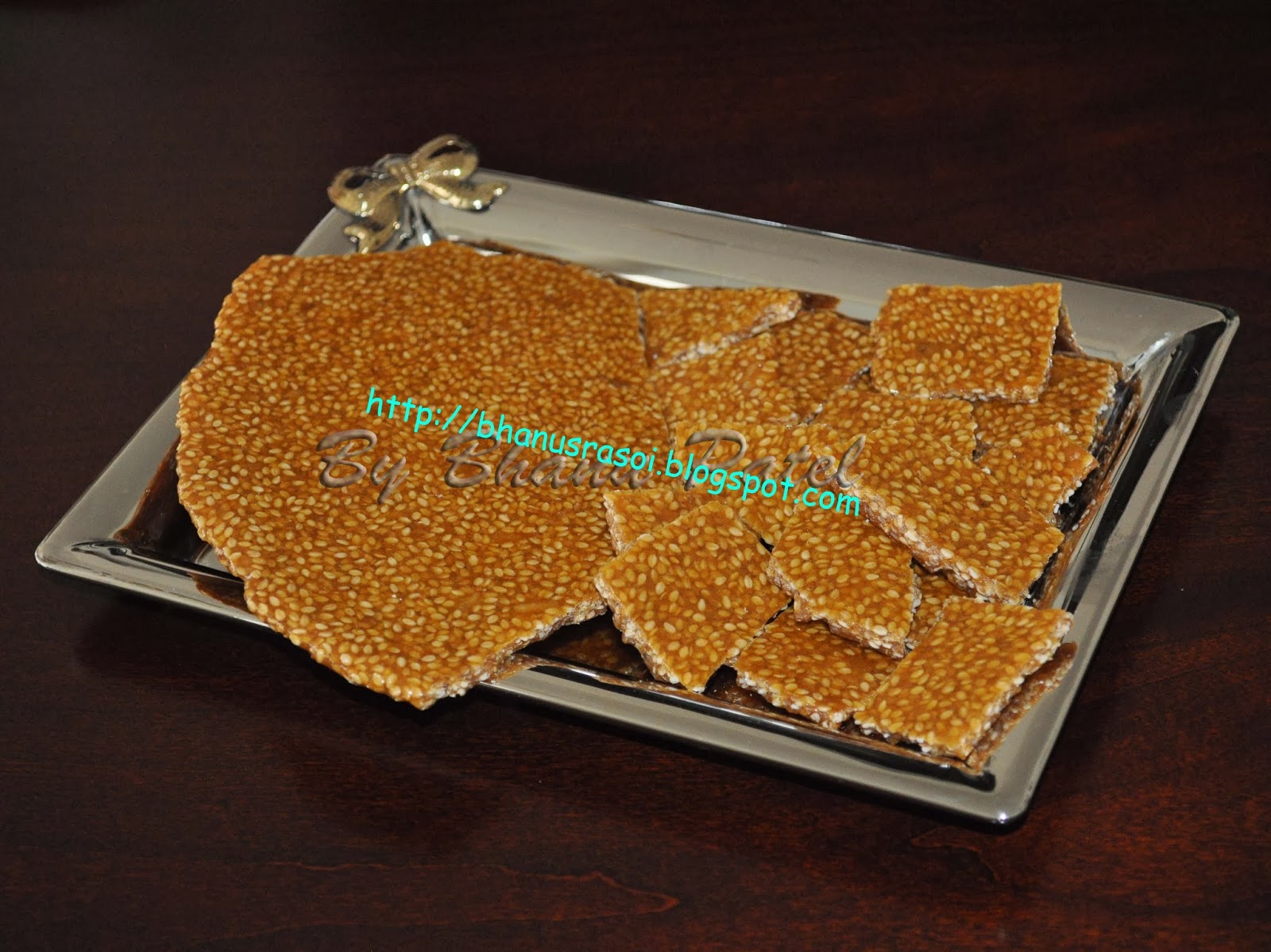 Bhanu's RasoiA Little Spice of Heaven SESAME SEED BRITTLE