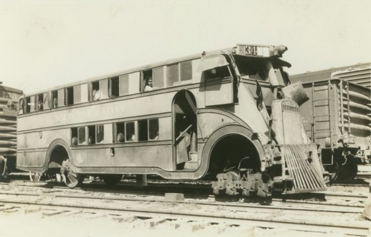 Bus set up for the rails