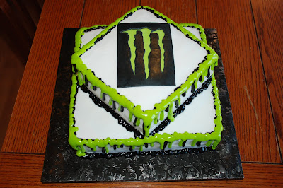 Zoey's Delights: Monster Energy Drink Cake