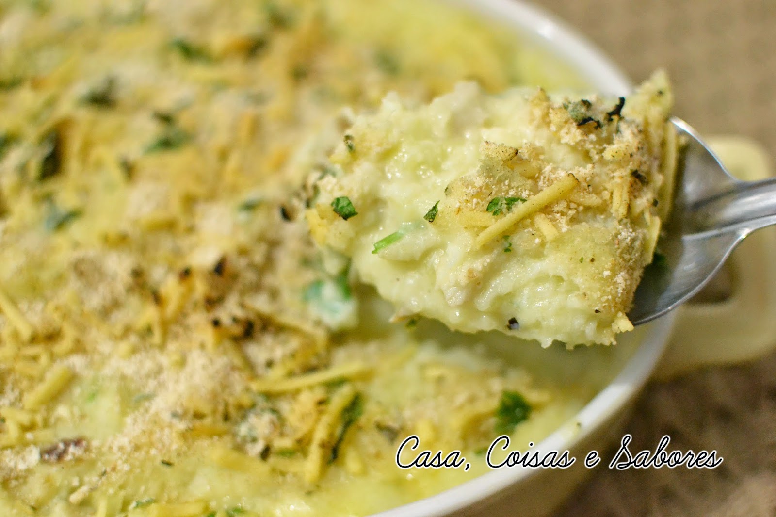 Casa, Coisas e Sabores Brandade de bacalhau gratinada
