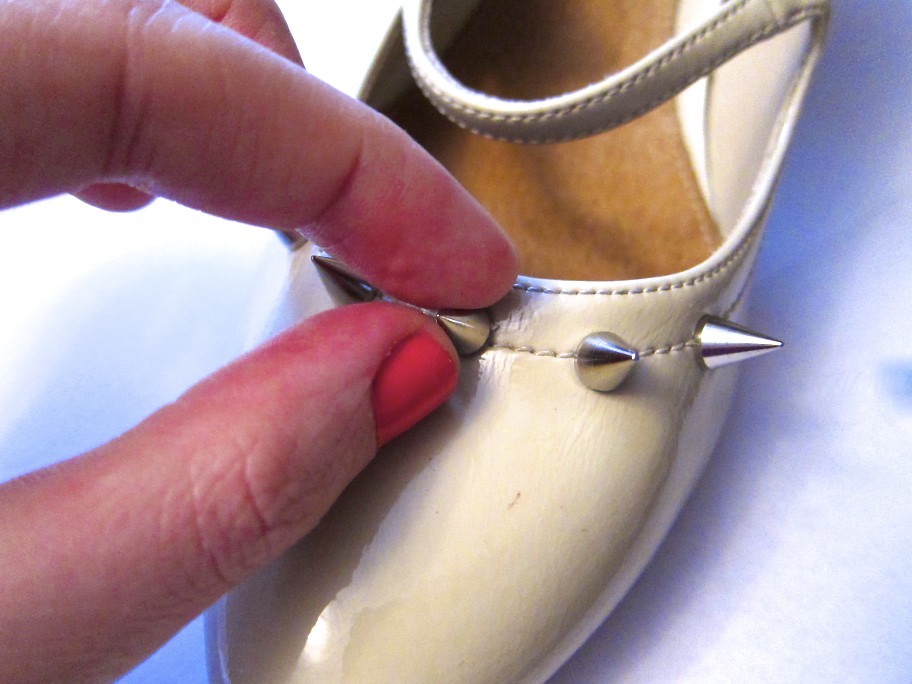 D.I.Y Day 6 Spike Studded Shoes that's so yesterday