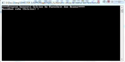 program konversi suhu program celcius reamur farenheit
