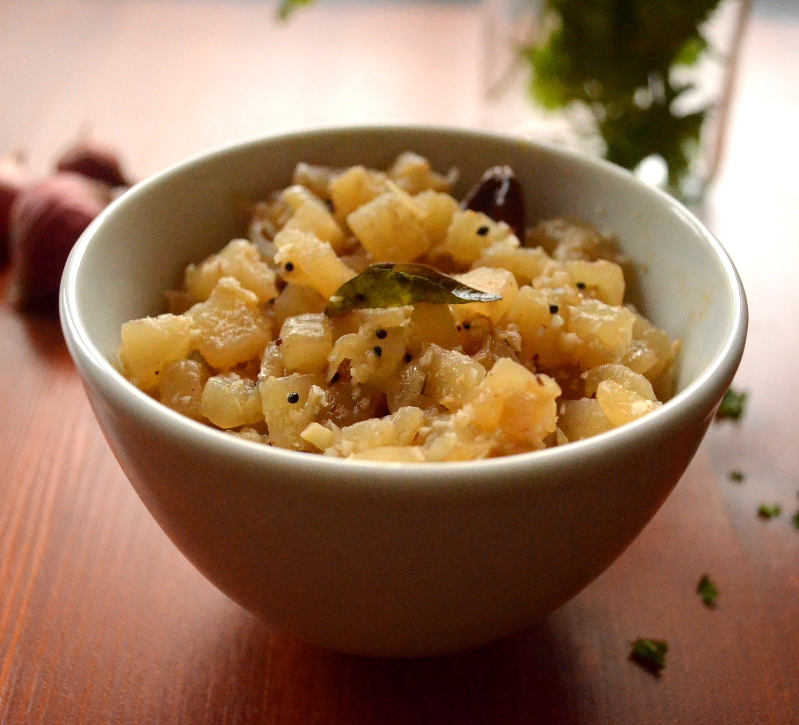 Indulge... Turnip Stir fry Noolkol Poriyal Madhuramullangi Thoran