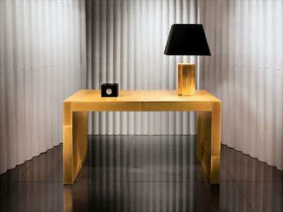 escritorio oro escritorio de oro Escritorio de Oro por Armani
