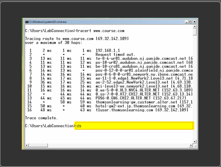 CS Lab 81 Diagnosing TCP & IP Connections