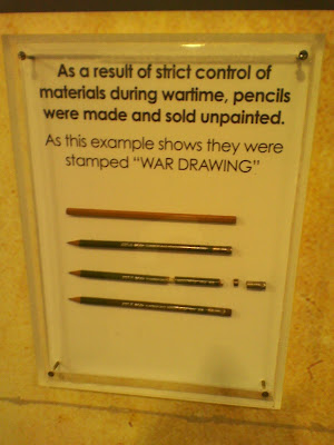 Look carefully at pencil number three - it conceals a secret rolled-up map and compass!