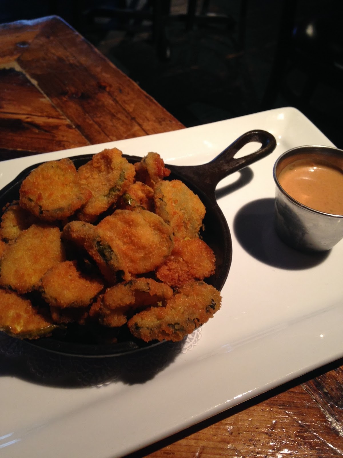 Eat up, Drink up Best Fried Pickles in NYC...Yes Please!