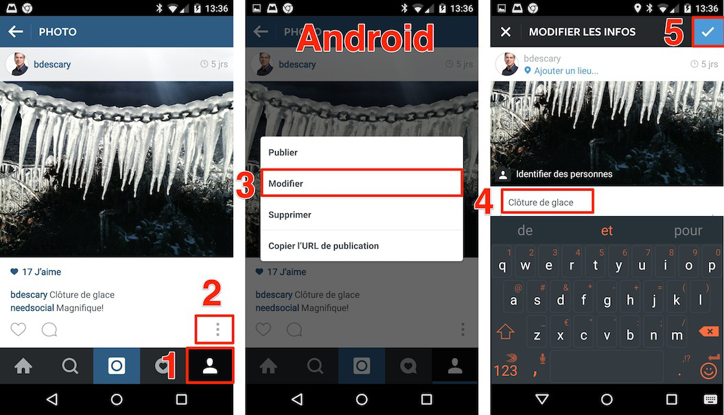 ASTUCES INSTAGRAM Le guide Modifier la légende sur Instagram