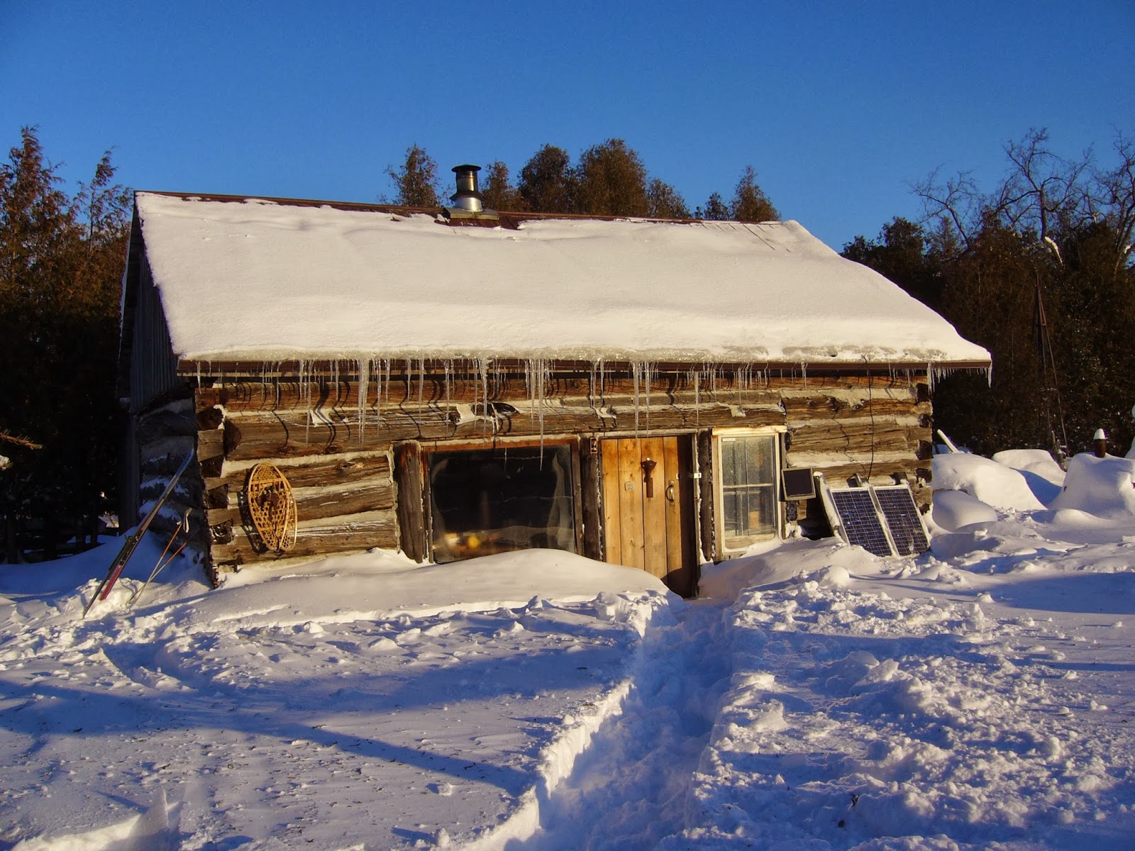 Hugh Morshead S Blog Cabin In Winter
