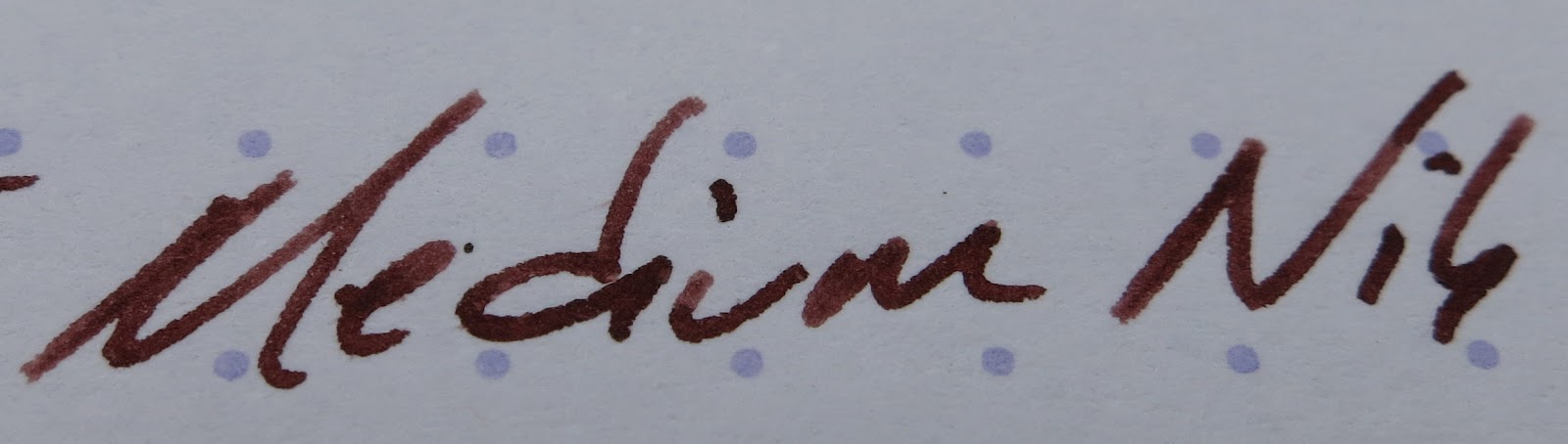 NID. Kaweco's Caramel Brown. I did not expect to love this ink as much as I  do. My favorite brown so far. (And I've tried a few). Goes extremely well  with everything