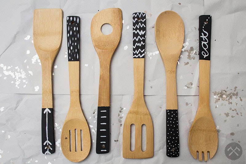 Lamon Luther Blog MAKE DIPDYED SERVING SPOONS