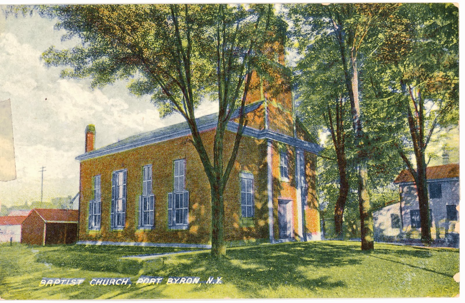 Baptist Church Lock 52 Historical Society of Port Byron NY