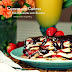 Chocolate Crêpes filled with Strawberries and Bananas
