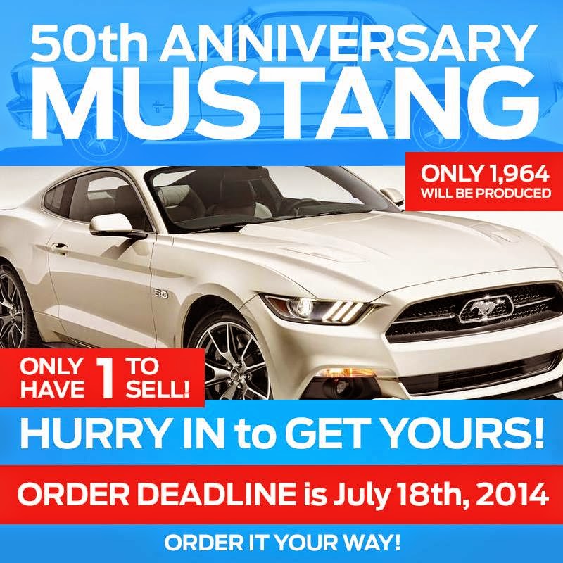 Brighton Ford 50th Anniversary Mustang For Sale at Brighton Ford!